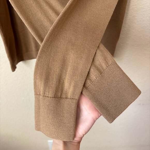 J. Crew Merino Wool Blend Long Sleeve Pullover Sweater Polo - Picture 6 of 10